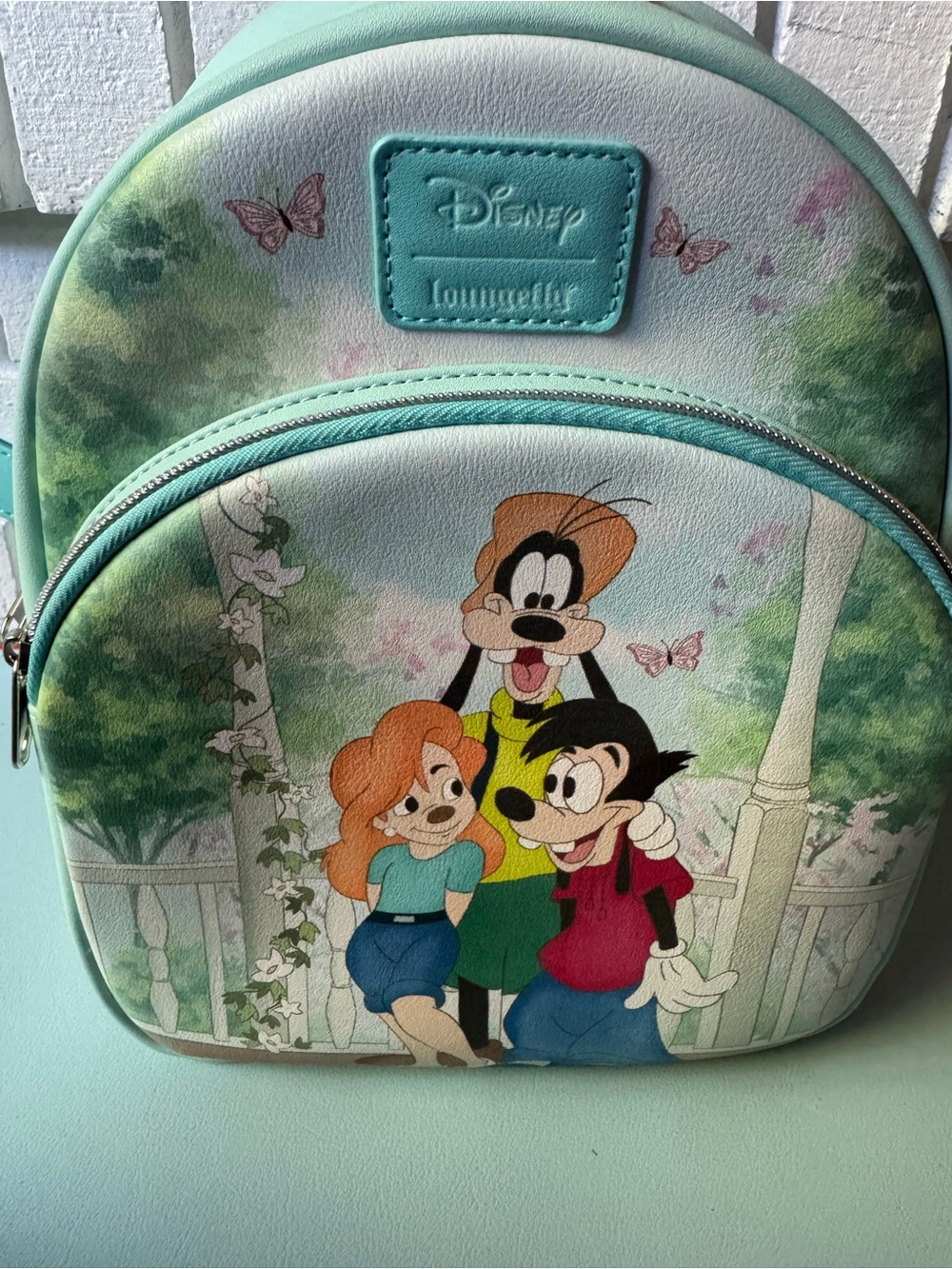 Loungefly Mint & Teal Disney Goofy & Friends Mini Backpack